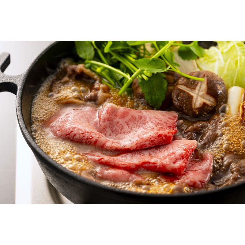 【肉の卸石井】 おかやま和牛肉すき焼しゃぶしゃぶ（ロース350g）