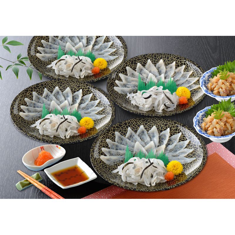 関とら本店 とらふく刺身・とらふく塩辛セット