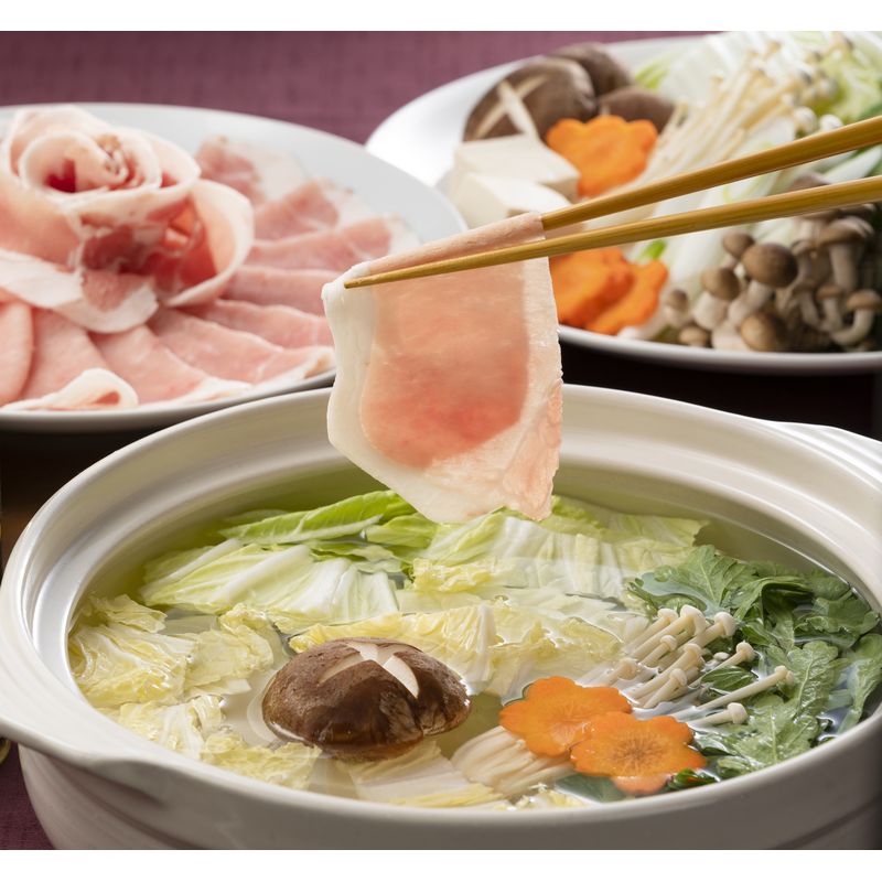 【肉の卸石井】 おかやまピーチポークしゃぶしゃぶセット(総量920g)